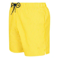 Bermuda de bain homme fibres recyclées Signature Eminence jaune