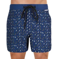 Bermuda de bain homme Jungle Athena bleu