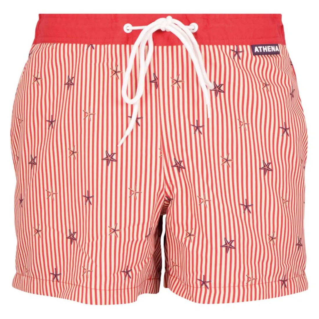 Bermuda de bain homme Summer Vibes Athena rouge