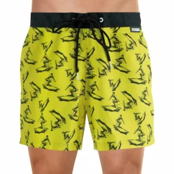 Bermuda de bain homme Waves Jaune WAVES