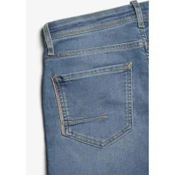 Bermuda garçon, Jogg Lo bleu délavé en coton