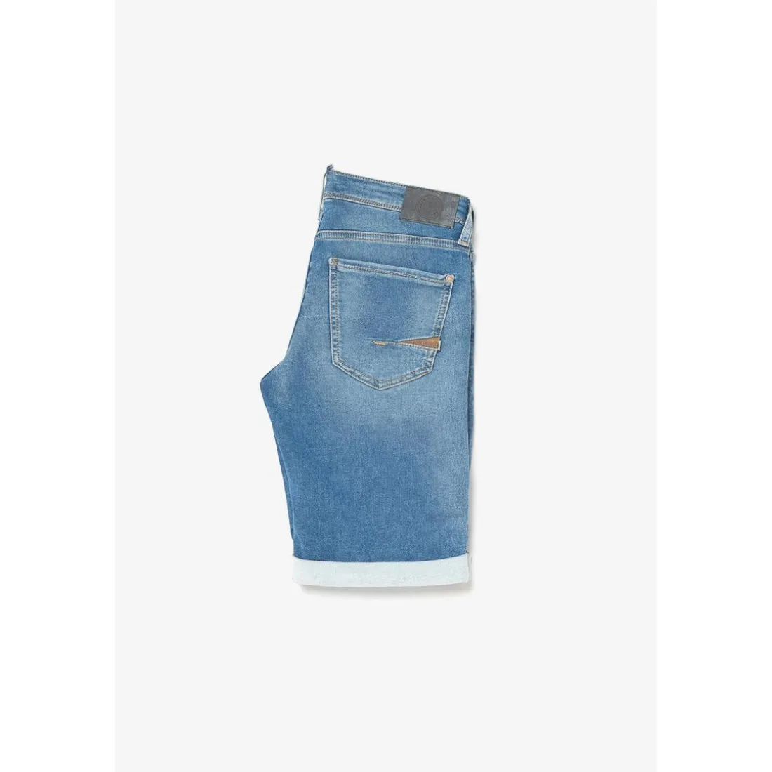 Bermuda garçon, Jogg Lo bleu clair délavé en coton