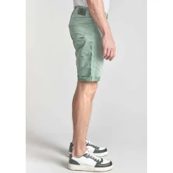Bermuda short BODO vert sauge en coton