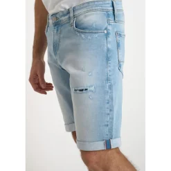 Bermuda short en jeans JOGG bleu Hugo