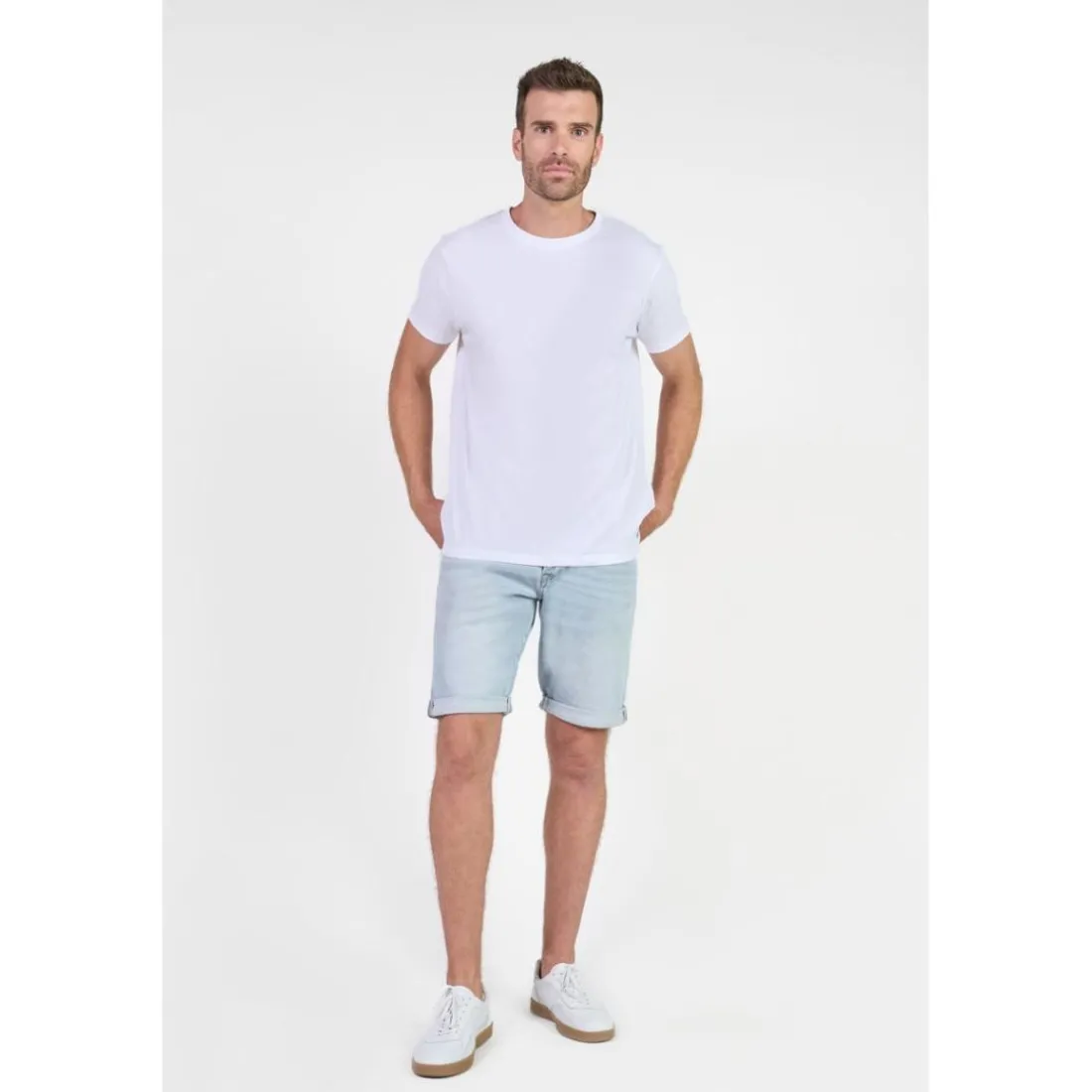Bermuda short en jeans LANDRES bleu Ole