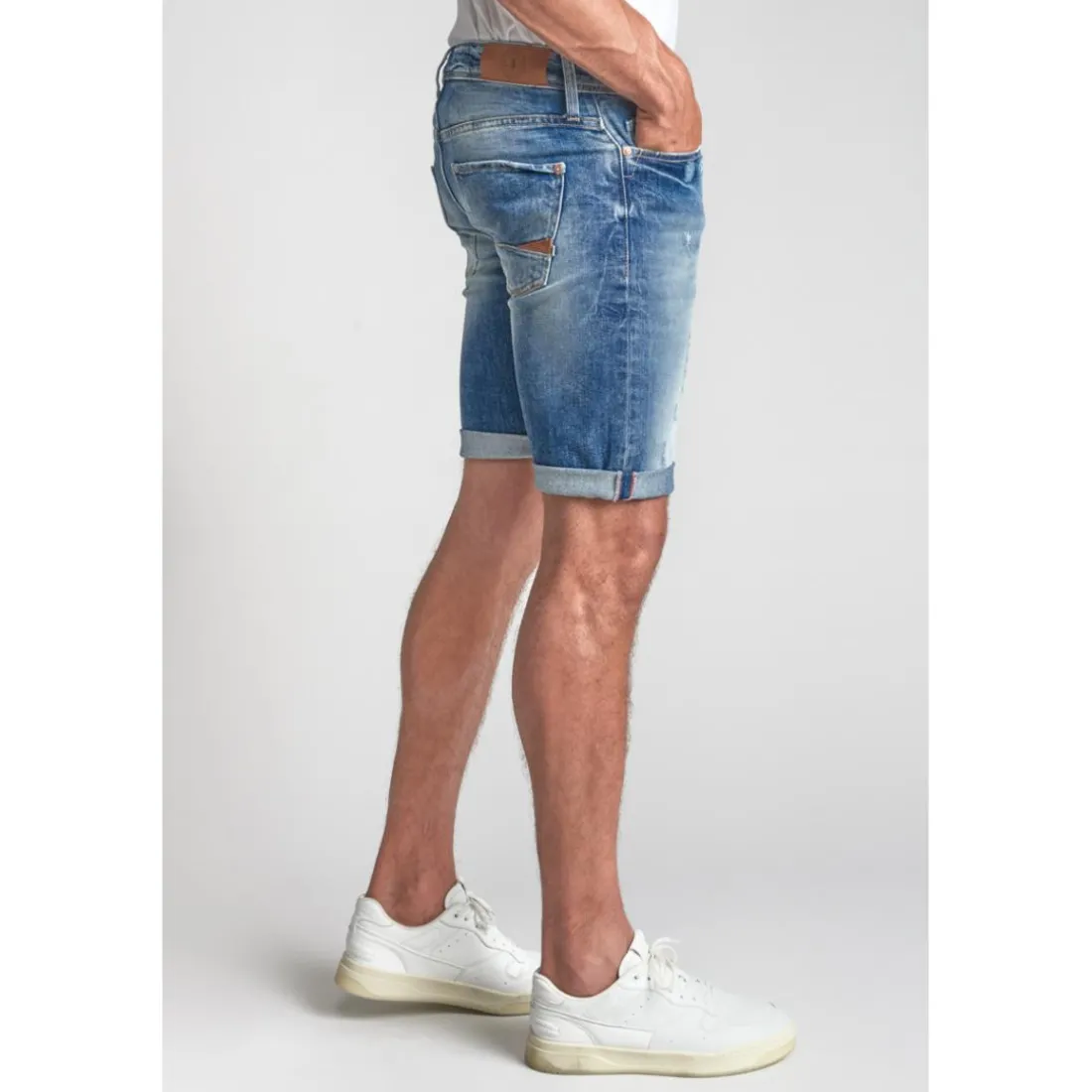 Bermuda short en jeans LANDRES bleu Xer