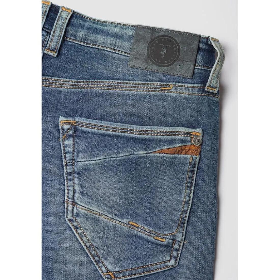 Bermuda short garçon, en jeans Jogg Boy bleu