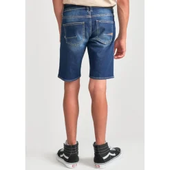 Bermuda short garçon, en jeans MIKE bleu Zane