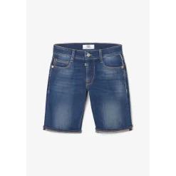 Bermuda short garçon, en jeans MIKE bleu Zane