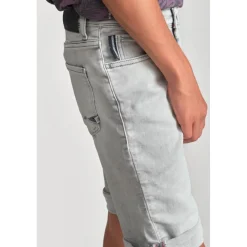 Bermuda short garçon, en jeans JOGG gris Cleo