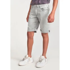 Bermuda short garçon, en jeans JOGG gris Cleo