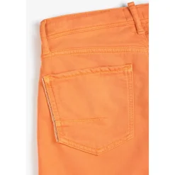Bermuda short garçon, JOGG orange Kurt en coton