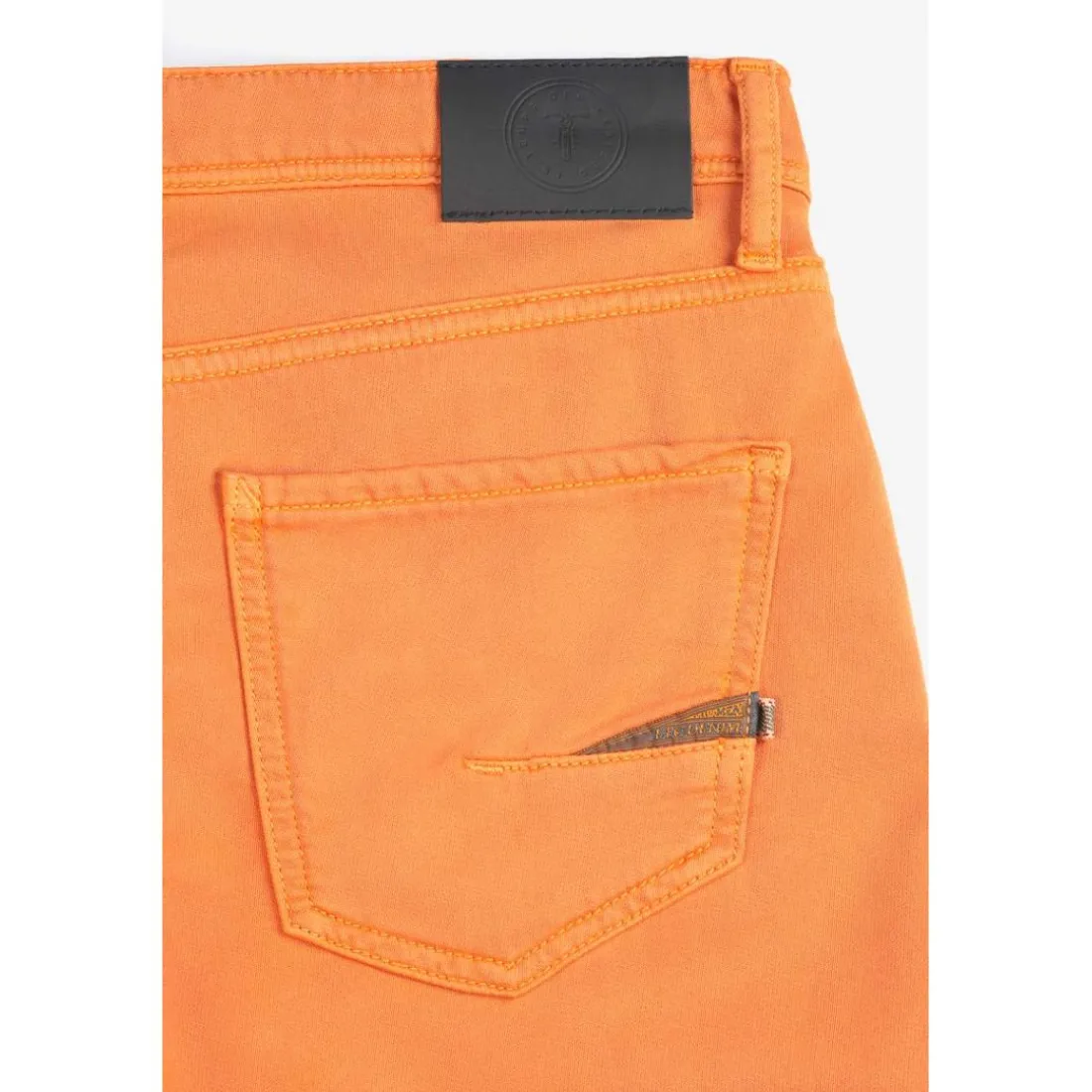 Bermuda short garçon, JOGG orange Kurt en coton