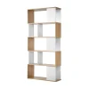 Bibliothèque avec Décor Chêne en bois Blanc