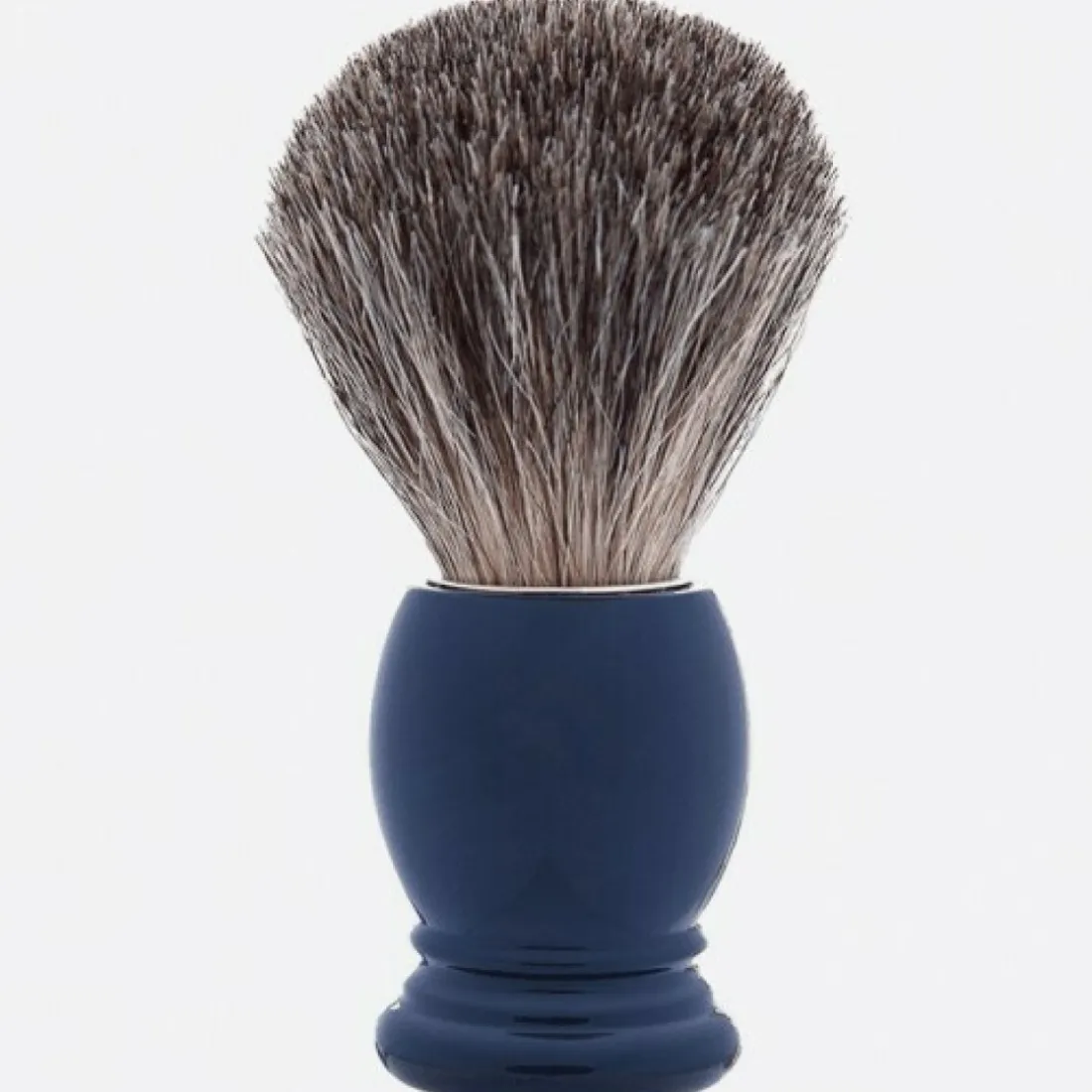 Blaireau Bleu Ardoise - Véritable Poil de Blaireau-Plisson