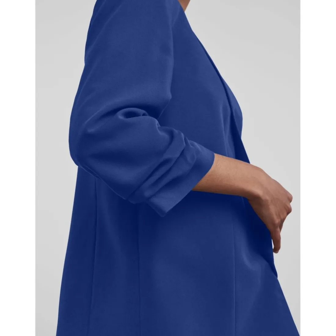 Blazer classique regular fit col à revers bleu Rose