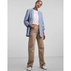 Blazer classique regular fit col à revers bleu Wynn