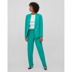 Blazer classique regular fit turquoise