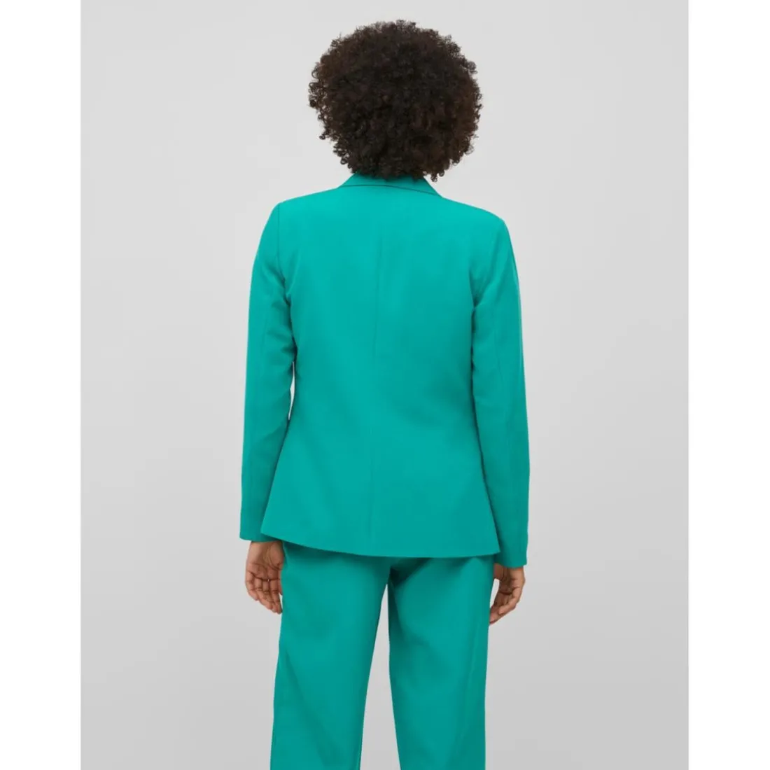 Blazer classique regular fit turquoise