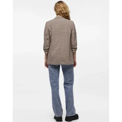 Blazer classique regular fit col à revers marron Bella