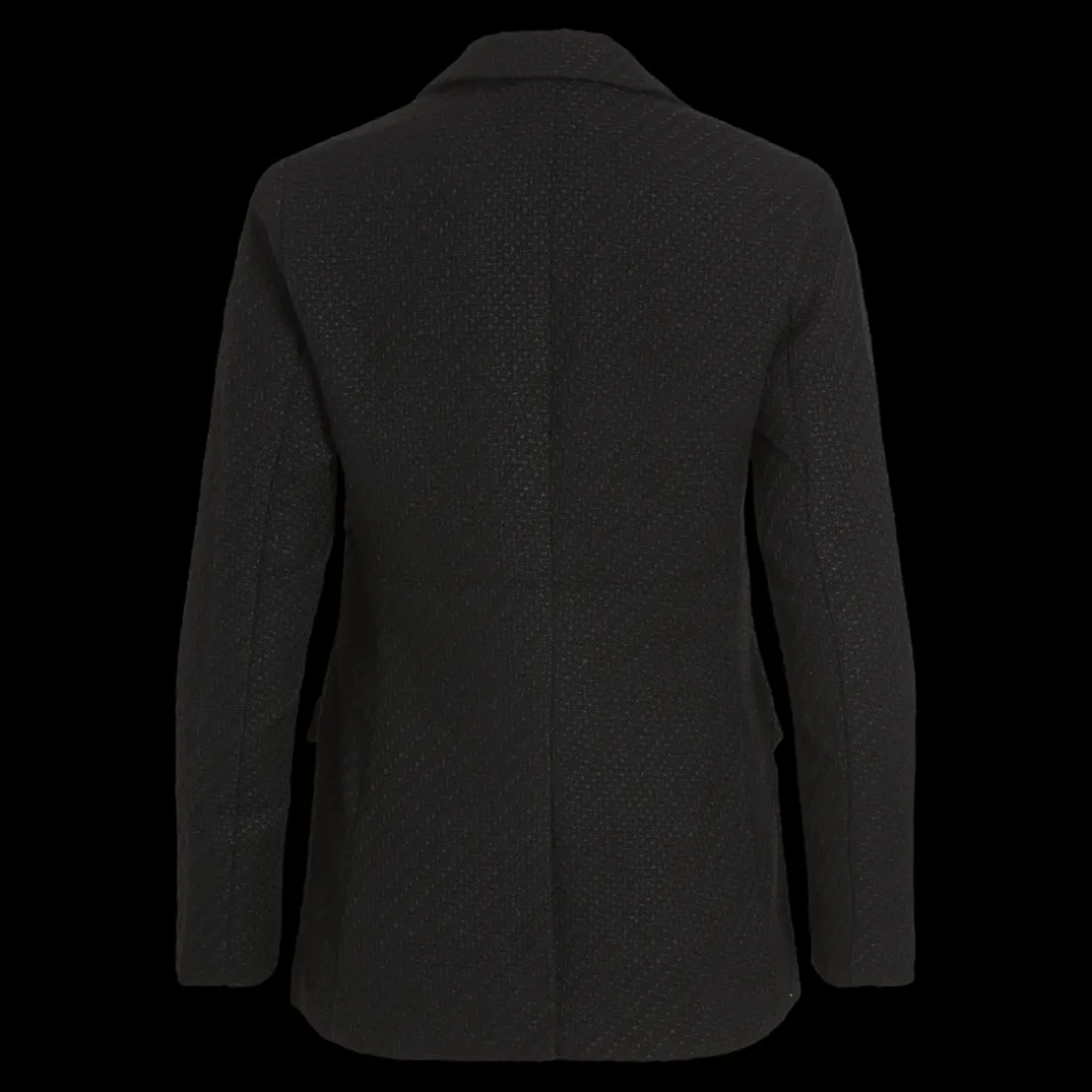 Blazer col à revers noir Ione