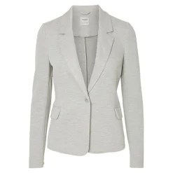 Blazer croisé Regular Fit Col à revers Longueur regular gris