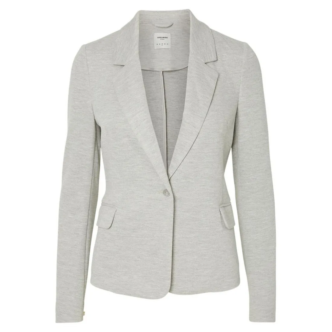 Blazer croisé Regular Fit Col à revers Longueur regular gris