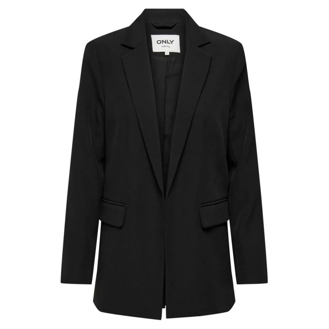 Blazer loose fit col à revers noir Hana