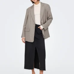 Blazer oversize ONLLINDAS - Gris orange lilium Nola