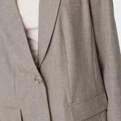 Blazer oversize ONLLINDAS - Gris orange lilium Nola