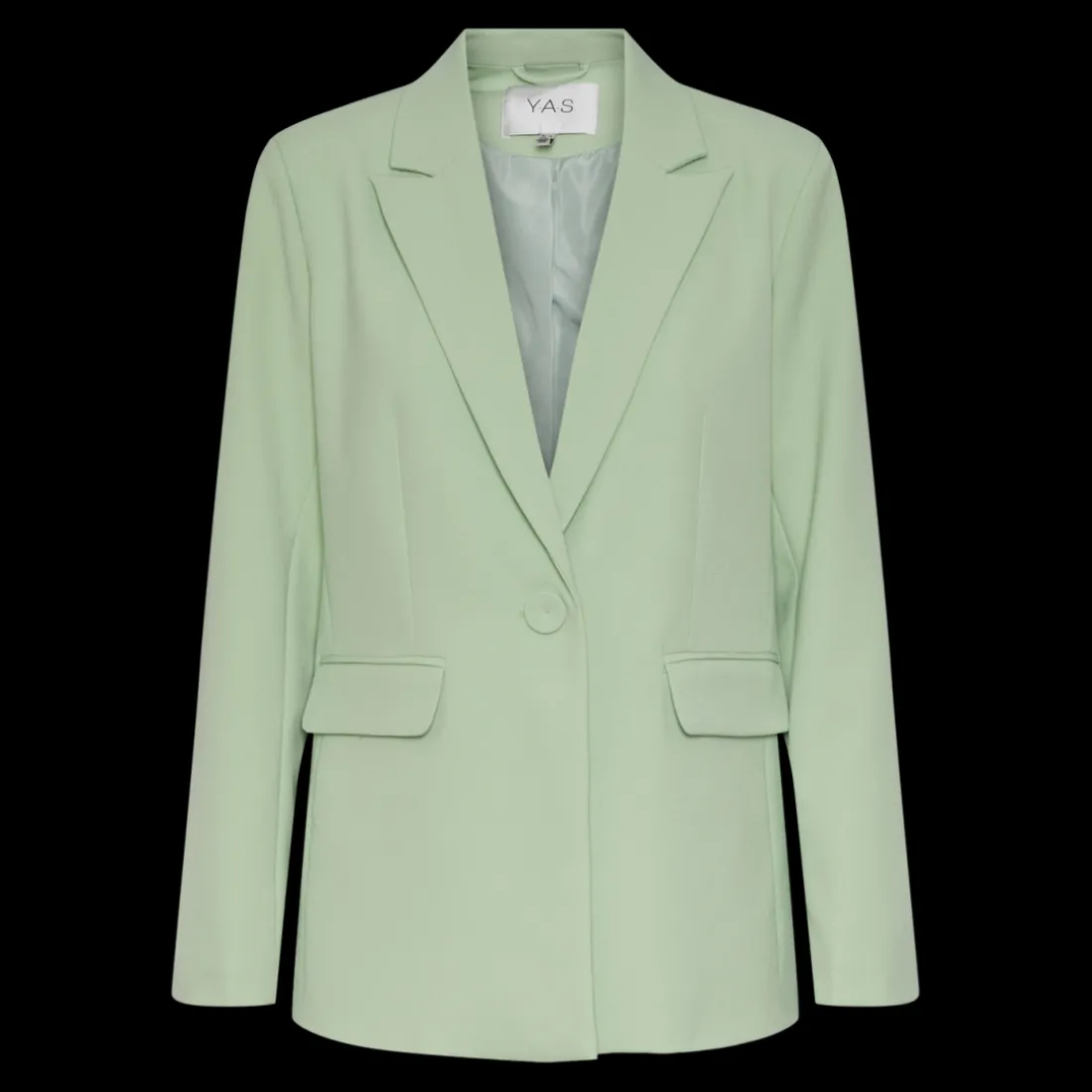 Blazer regular fit boutonné vert Noor