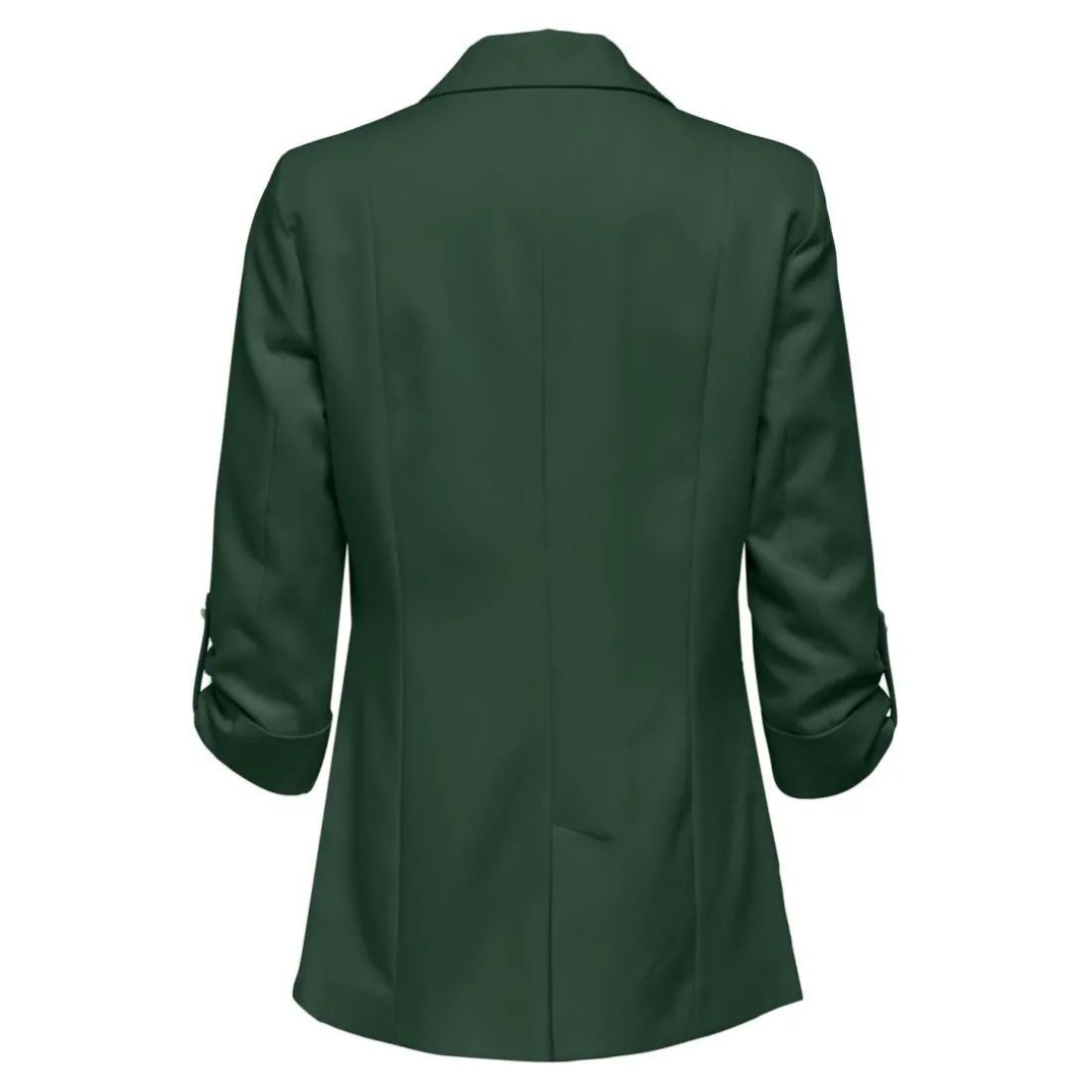 Blazer regular fit col à revers vert foncé Noémie