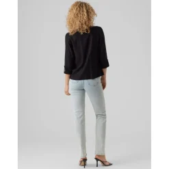 Blazer Regular Fit Col à revers noir Aria