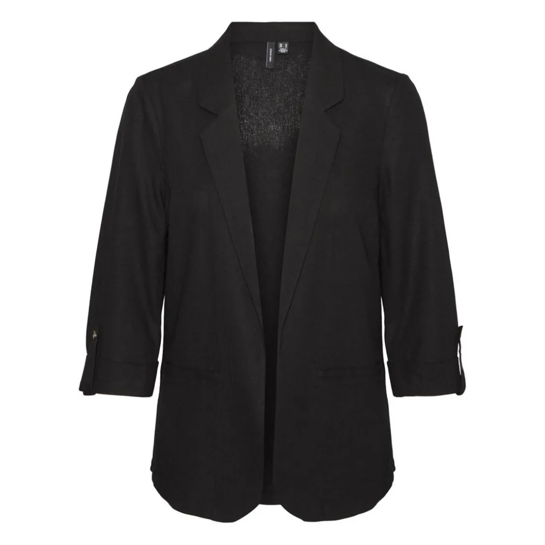 Blazer Regular Fit Col à revers noir Aria