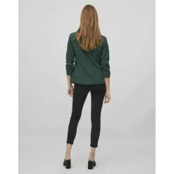 Blazer regular fit col italien vert Hazel