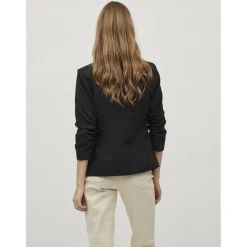 Blazer regular fit col italien noir Meg