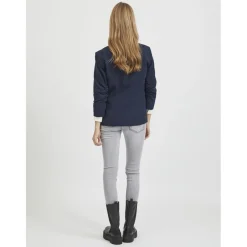 Blazer regular fit col italien bleu Willa