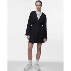 Blazer regular fit col italien noir Yael