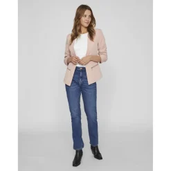 Blazer regular fit col italien rose Ode