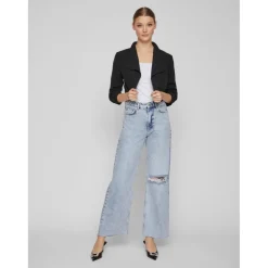 Blazer relaxed fit noir