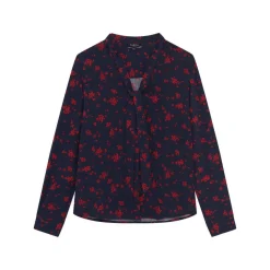 Blouse femme noire en viscose