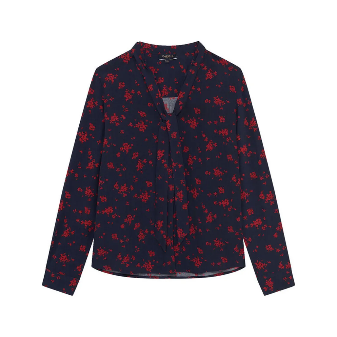 Blouse femme noire en viscose