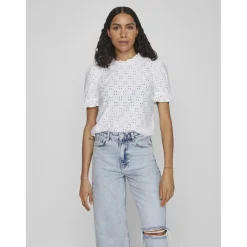 Blouse manches courtes blanc Quin