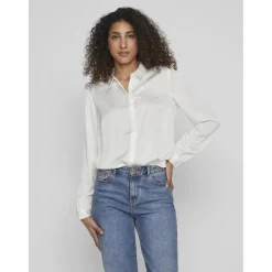 Blouse manches longues blanc Jade