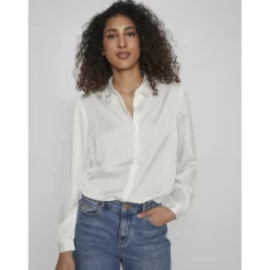Blouse manches longues blanc Jade