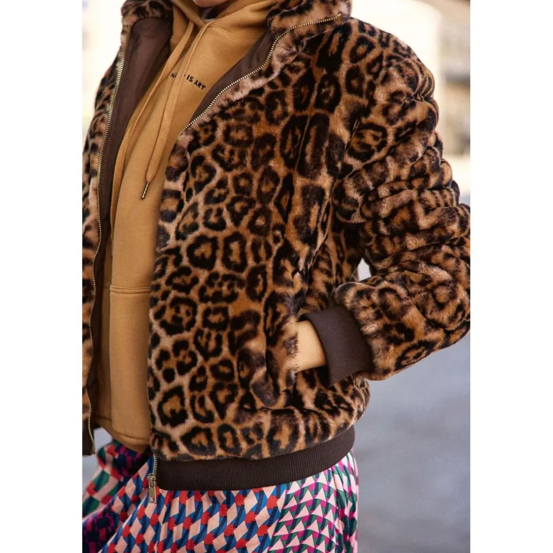 Blouson leopard NANCY