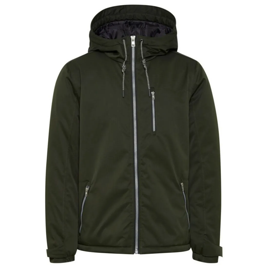 Blouson Vert manches longues à capuche