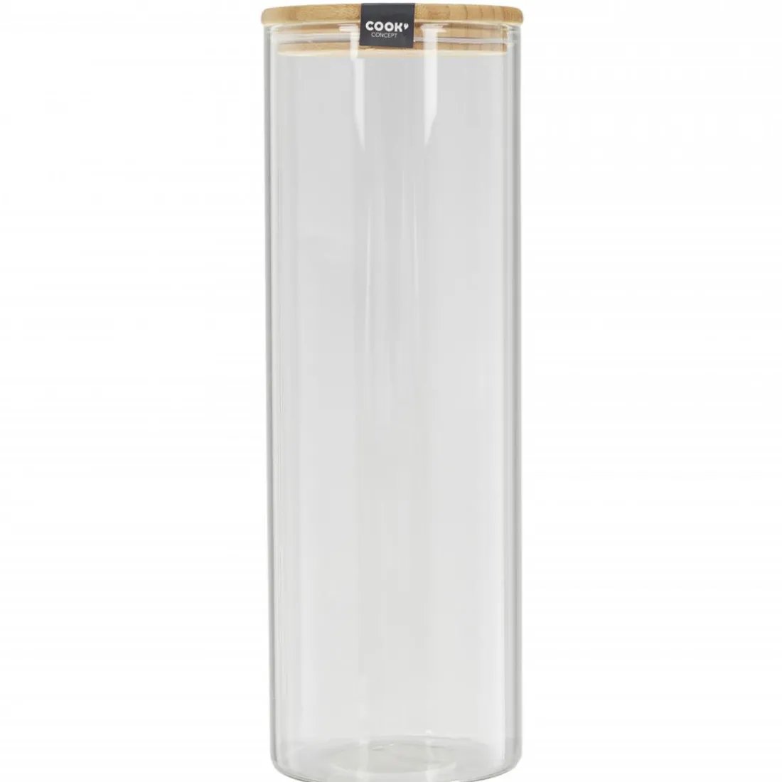 Bocal en verre et bambou 2L CIGLA