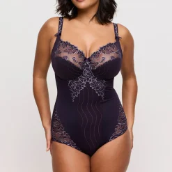 body à bonnets emboîtants Amethyst Gem violet