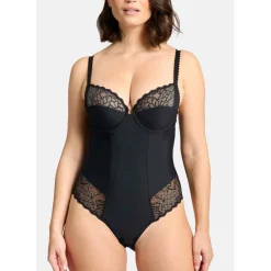 Body avec armatures noir - Oceane